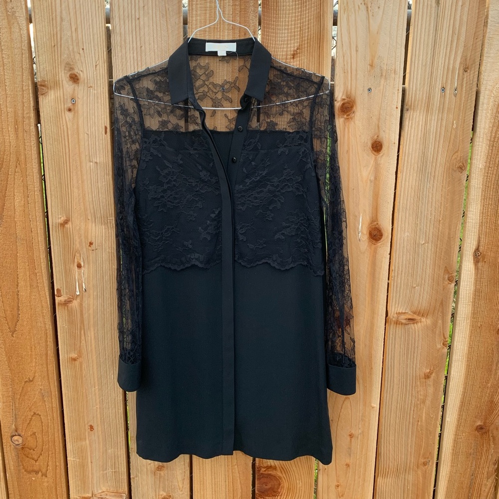 Erin Fetherston Black Silk Dress Size 6